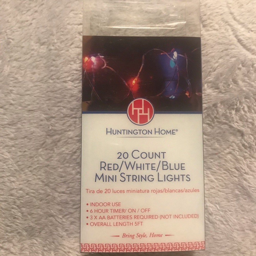 4th of July themed indoor lights